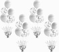 4 Set Silver Balloon Centerpieces by Gogoparti
