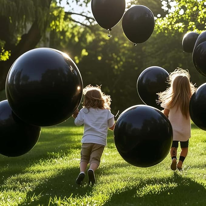 35 Pack Black Balloons 36 Inch Black Latex Party Large Balloon Bulk - Image 5