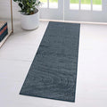 LUXE WEAVERS Modern Geometric Wave Blue 2x8 Area Rug by LuxeWeavers