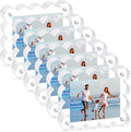 6Pack Magnetic Acrylic Picture Frames 2×3 Inch by Unknown