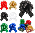 6 Pcs 6 Inch Black Pull Bows, Gift Wrapping Baskets Wedding Christmas Party by Unknown