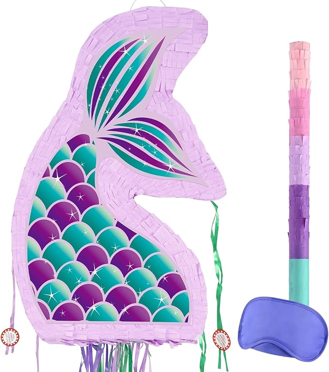WERNNSAI Foldable Mermaid Piñata by WERNNSAI