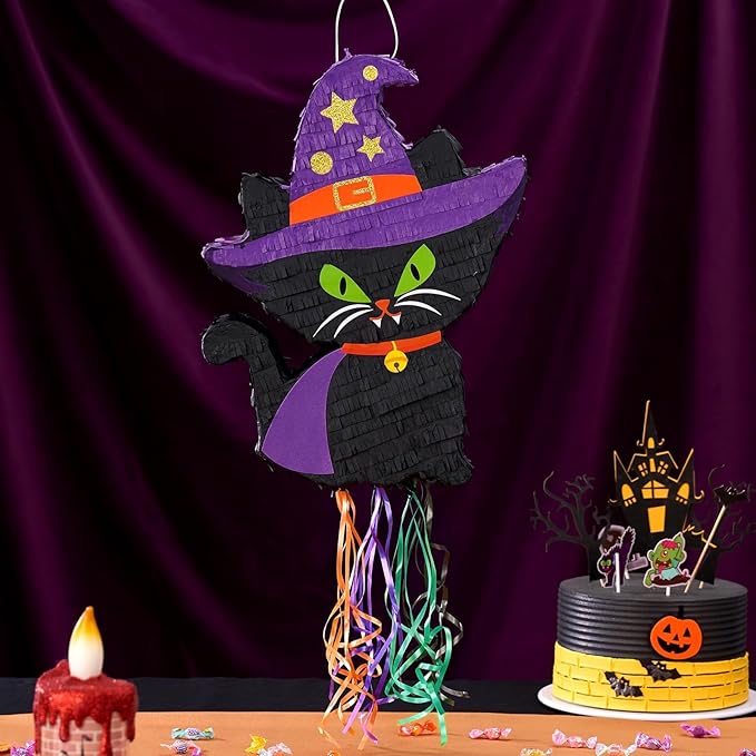 WERNNSAI Halloween Cat Pinata - Image 2
