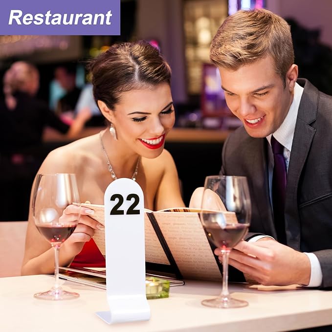 Tuanse 1-30 Table Order Numbers Restaurant Double Sided Acrylic Reception - Image 6