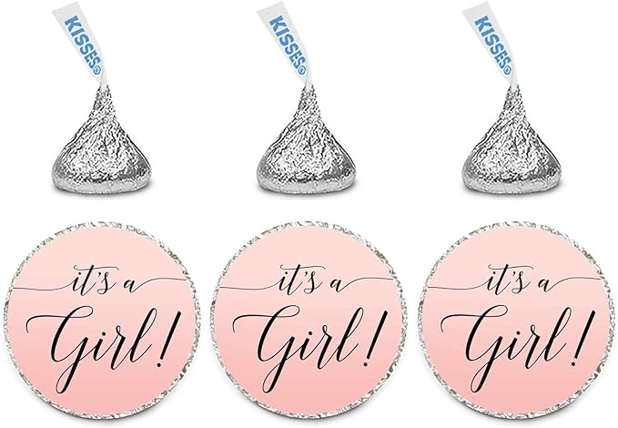Andaz Press Blush Pink Rose Elegant Party Baby Shower Collection, Small Round by AndazPress
