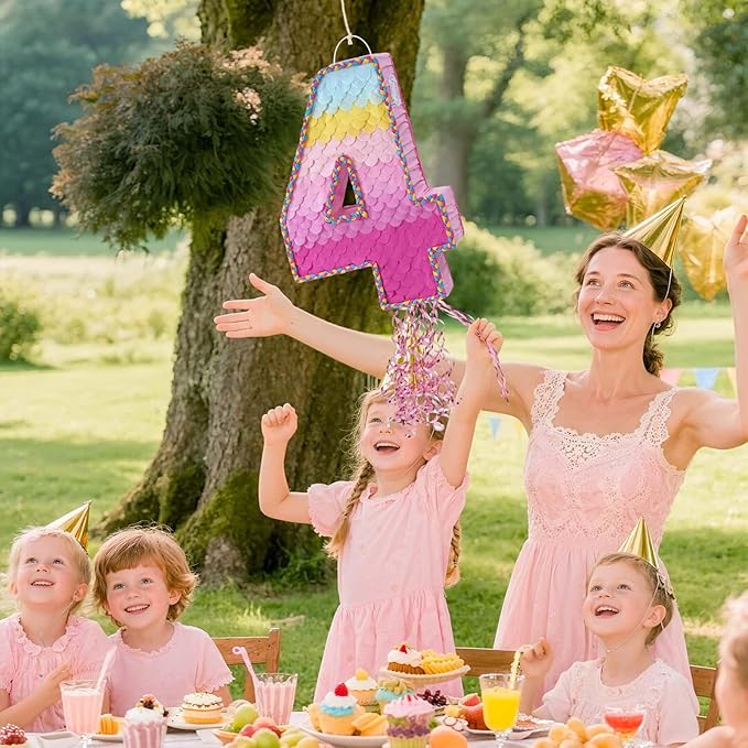 WERNNSAI Pink Sweet Four Pinata - Image 7