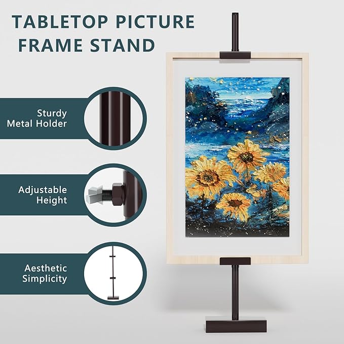 Tabletop Picture Frame Stand, Adjustable - Image 6