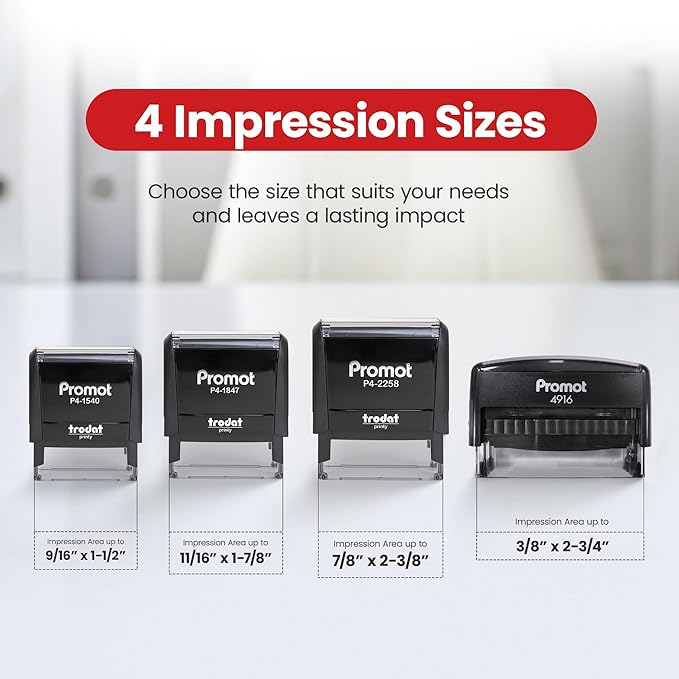 Promot Self Inking 1 Line Custom Stamp - Image 5