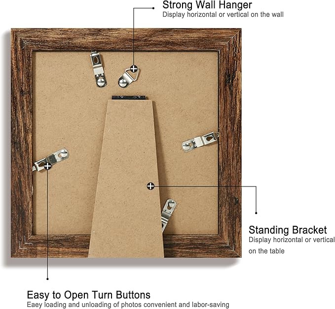 6x6 Picture Frame Set of 4 - Image 5