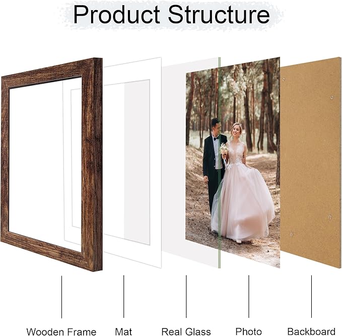 8x12 Picture Frame Set of 4 - Image 3
