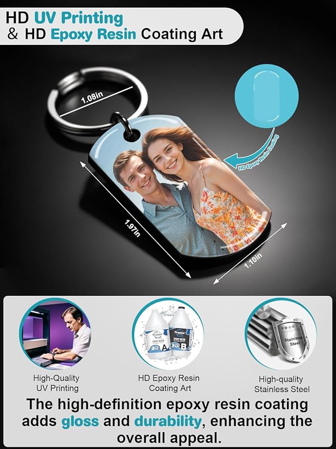 Custom Keychain with Picture - Image 2