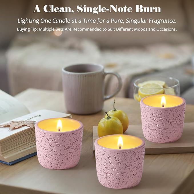 Viyffo Scented Candle Set of 6, Natural Soy Wax - Image 6