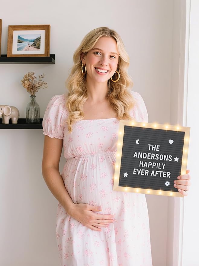 Light up Changeable Felt Letter Board Sign - Image 8