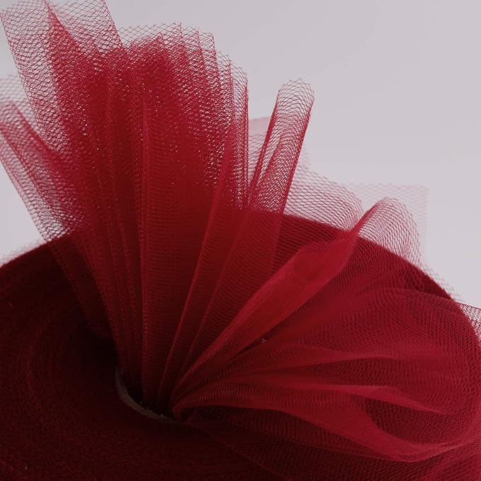 Tulle Fabric Roll, 6” by 200 Yards Tulle Organza Fabric Spool - Image 4