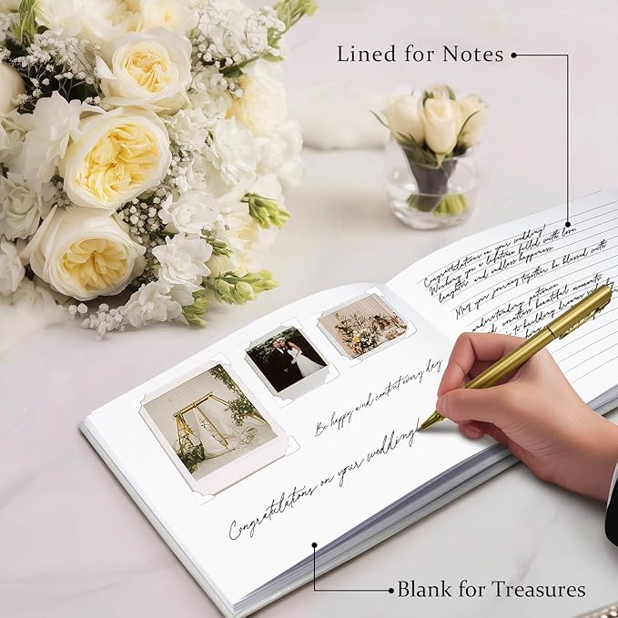 FREXISYN Wedding LOVE Guest Book 9x7'' - Image 3