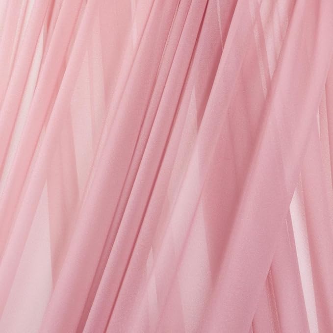 MLMC Dusty Rose Wedding Arch Draping Fabric 1 Panel 29" x 20 FT Extra Long - Image 5