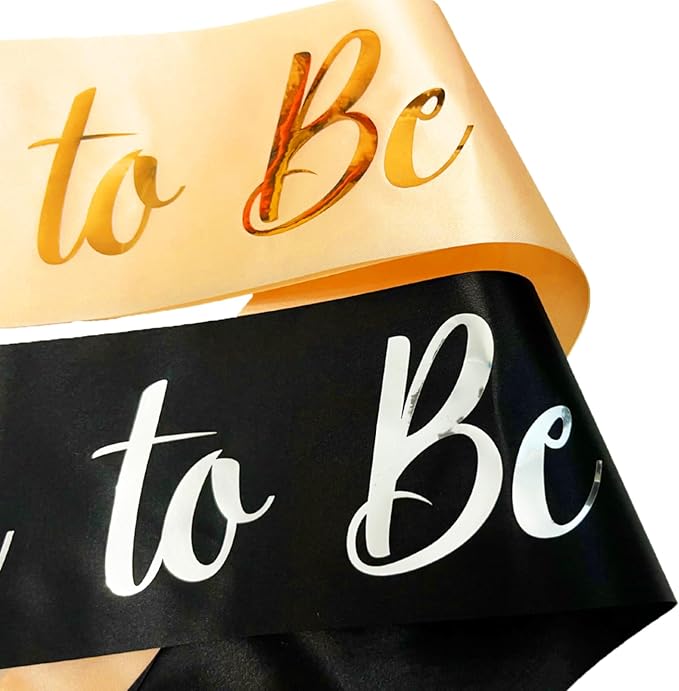 Bride to Be Sash and Groom to Be Sash, Bachelorette Party Supplies Engagement - Image 4