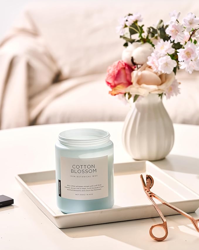 M&SENSE Clean Cotton Scented Candle - Image 8