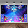 Disco Backdrop 7X5ft Retro Glow Party 70s 80s 90s Theme Stage Dance Background by MERCHR