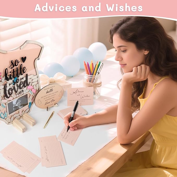 60Pcs Baby Shower Guest Book - Image 5