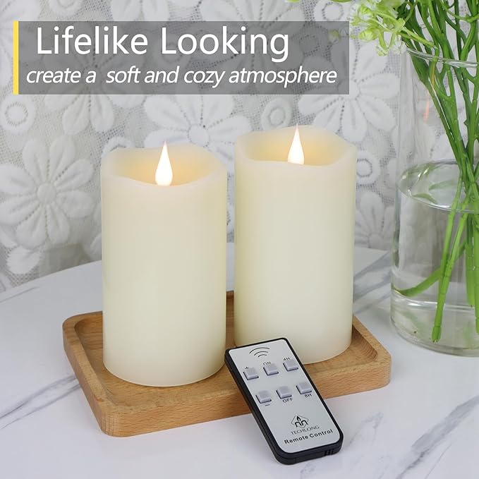 Flameless Candles Battery Operated - Image 3