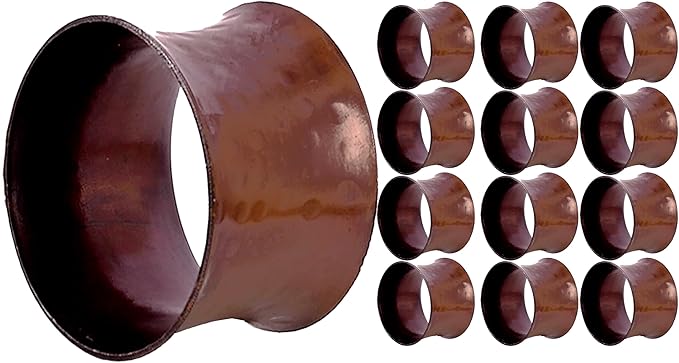 Drum Napkin Rings Set of 12 by ALPHALivingHOME