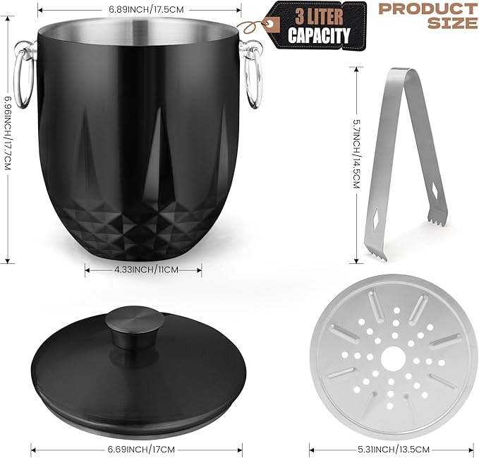 3L Ice Buckets for Parties and Cocktail Bar - Image 2