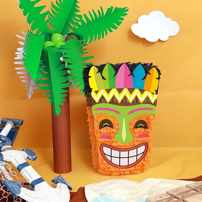 WERNNSAI Tiki Piñata -Tropical Hawaii Piñata - Image 2