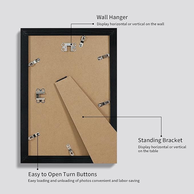 8x12 Picture Frame Set of 4 - Image 6