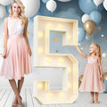 Ledido 4FT Marquee Light Up Numbers Large Light Up Letters by Ledido