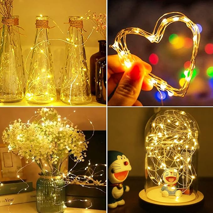 btfarm 3 Pack Fairy Lights Battery Operated 3 Modes, 7ft 20 Led Mini Twinkle - Image 7