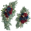 Artificial Navy Blue Wedding Arch Flower Swags Set of 2 by UdoulaFlowersforLife