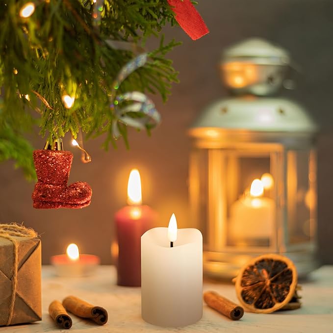 Eywamage White Flameless Votive Candles - Image 6