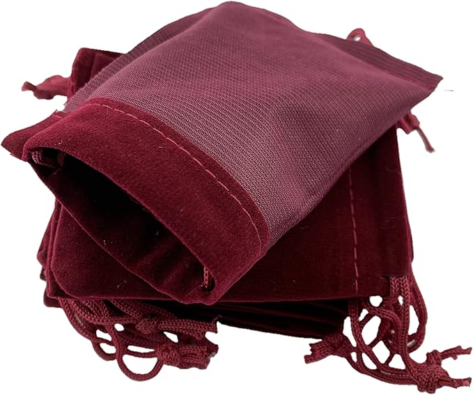 Palmhomee Pack of 48 3x4 Inch Velvet Drawstring Bags Gift Bag Velvet Pouch - Image 4