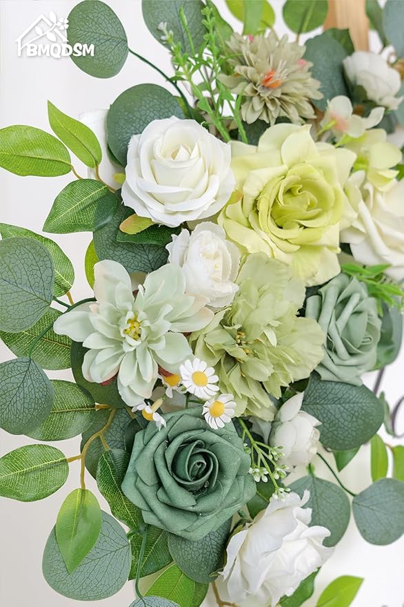 Pack of 2 Artificial Flowers for Backdrop Decoration, Wedding Arch Flowers - Image 6