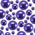 260Pcs Purple Glossy Round Plastic Beads by EGKamhFloatingBeadsPearls