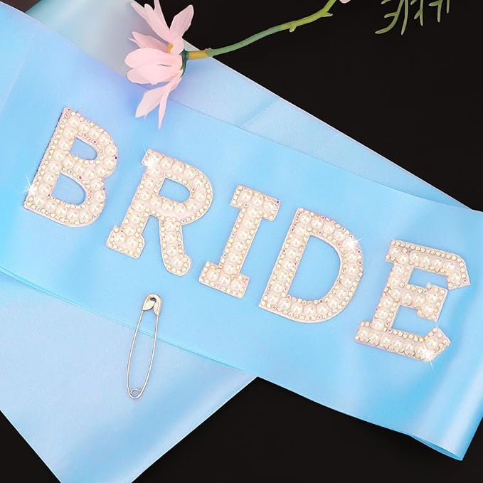 Blue Bride to Be Sash Bride Sash Bachelorette Party Decorations Bridal Shower - Image 6