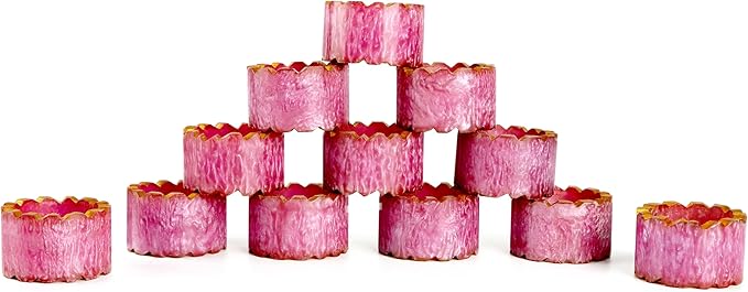 Napkin Rings Set of 12 by ALPHALivingHOME
