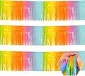 3 Pack 10 Long Rainbow Metallic Foil Fringe Garland Wall Hanging Tassle Banner by Ferwzsr