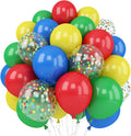 Red Blue Yellow Green Balloon Set, 12 Inch Carnival Circus Party Balloon Red by TAOYE