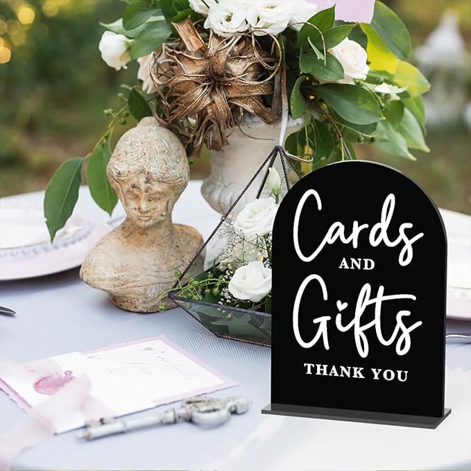 Acrylic Wedding Sign Cards and Gifts Sign - Image 3