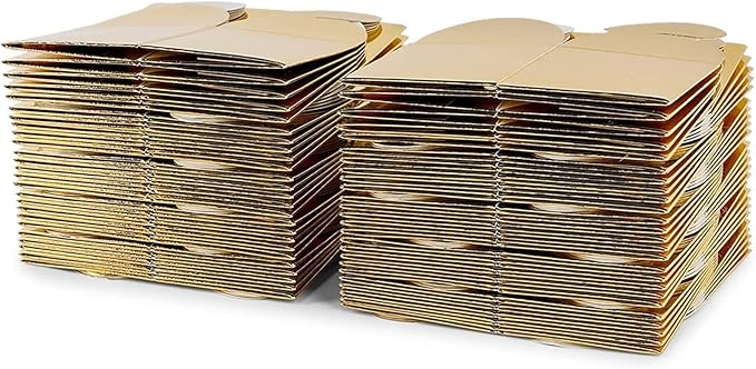 Sparkle and Bash Gold Foil Favor Boxes - Image 7