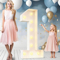 Ledido 4FT Marquee Light Up Numbers Large Light Up Letters by Ledido