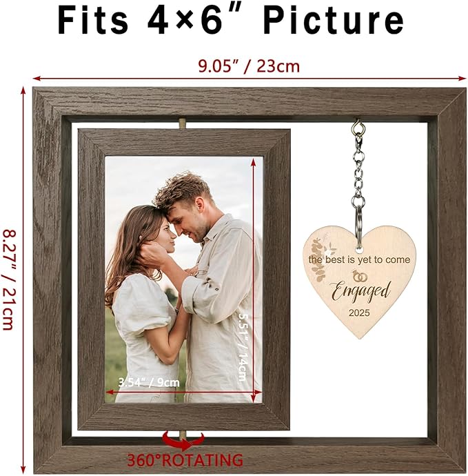Rotating Engagement Picture Frame - Image 6