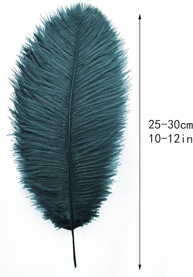Ballinger Teal Ostrich Feathers Bulk - Image 4