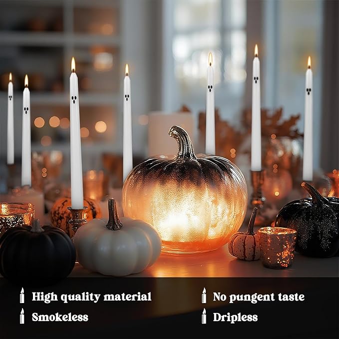 12 Pack Halloween Taper Candles - Image 4