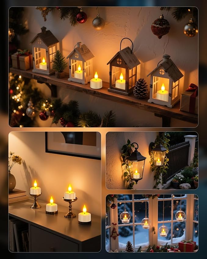 SoulBay Flameless Candles with Remote Control Timer & Charging Base - Image 8