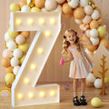 imprsv Marquee Light Up Letters, 4FT Mosaic Letters by Letsmakeitimpressive
