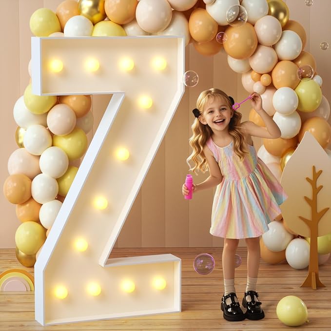 imprsv Marquee Light Up Letters, 4FT Mosaic Letters by Letsmakeitimpressive