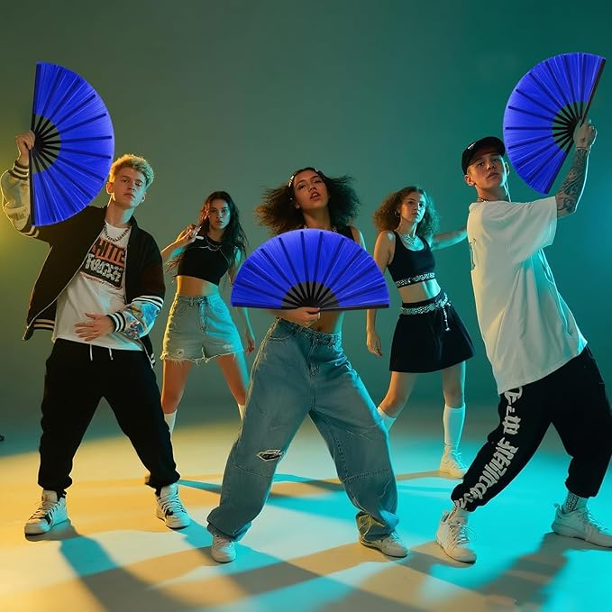13inch Large Rave Fan Popping Clacking Fans - Image 7